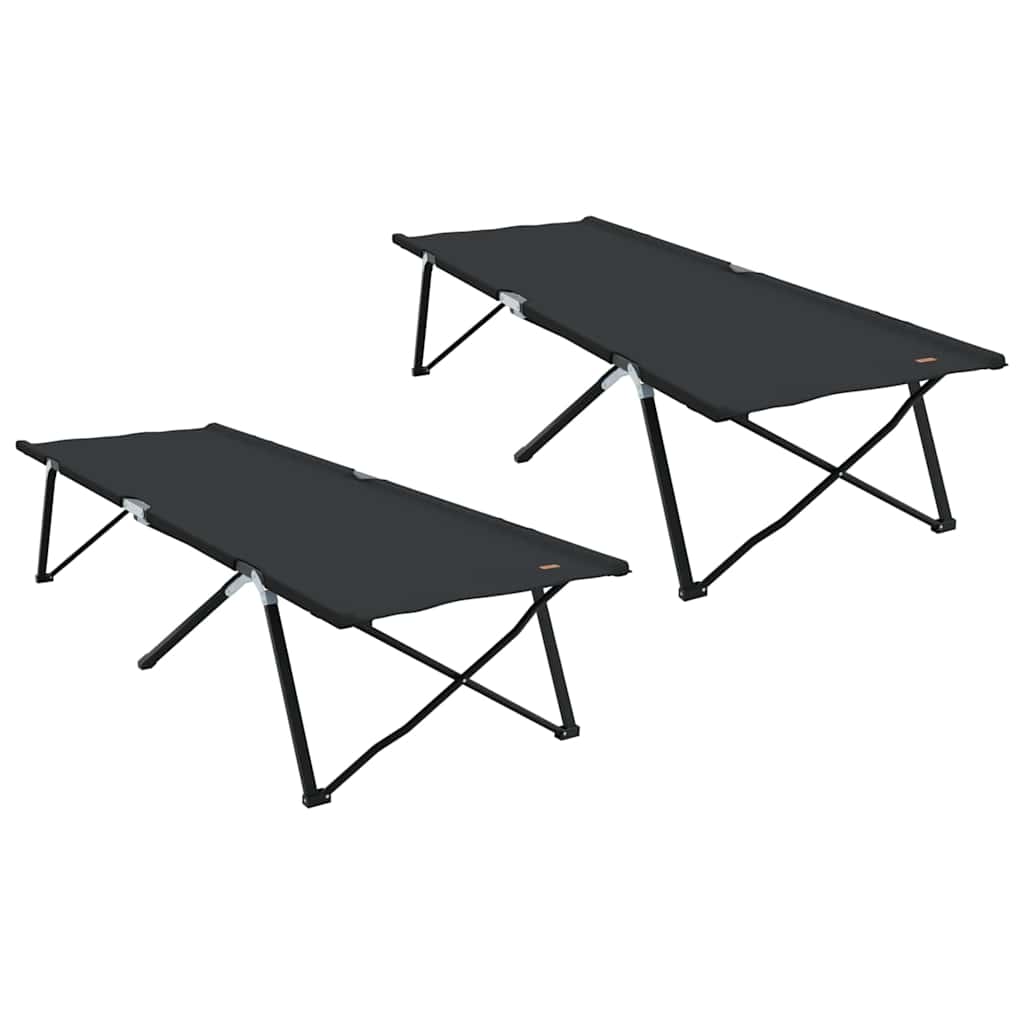 Klapp Schlafbett fürs Camping Blau 206 x 76 x 74 cm