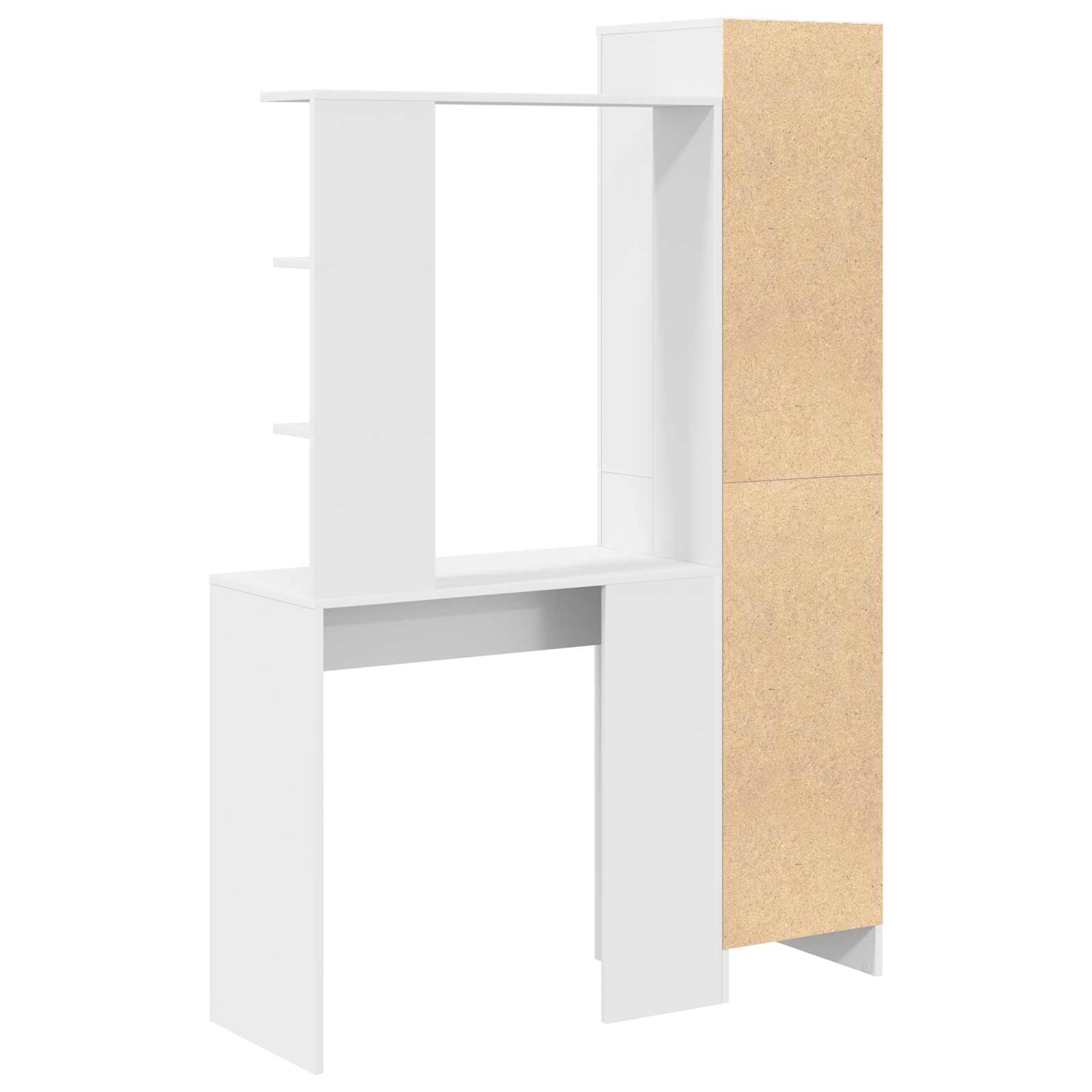 Schreibtisch 2 pcs Schwarz Eichen-Optik