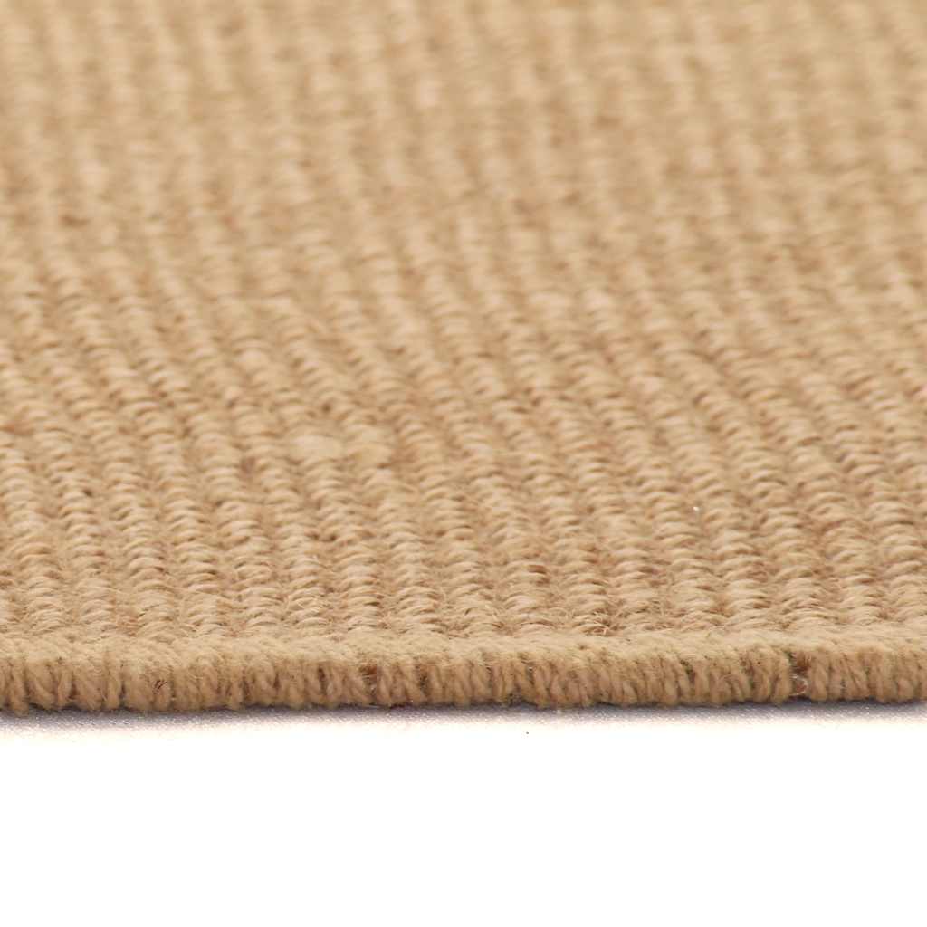 Teppich Jute mit Latexrücken 70x130 cm Natur