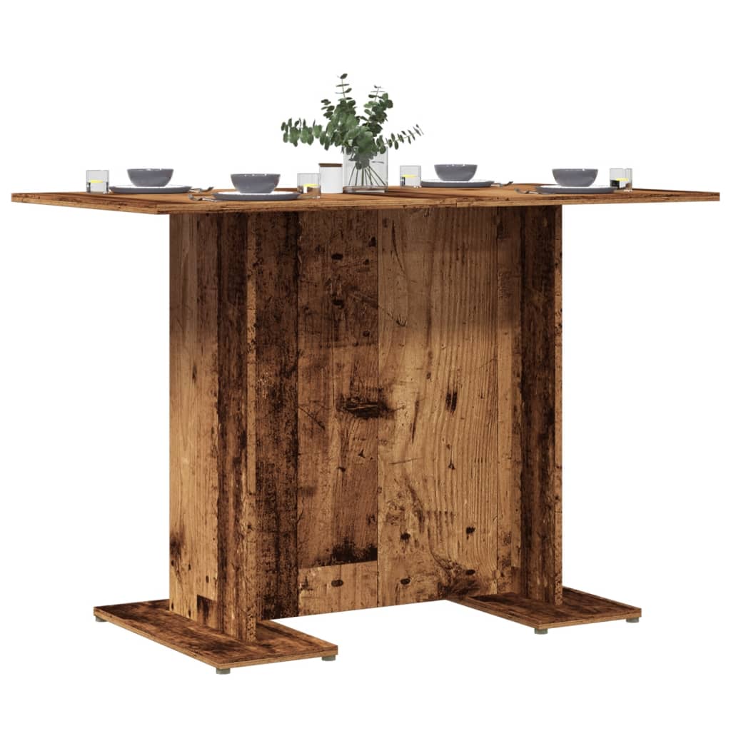 Esstisch Weiß 110x60x75 cm Holzwerkstoff