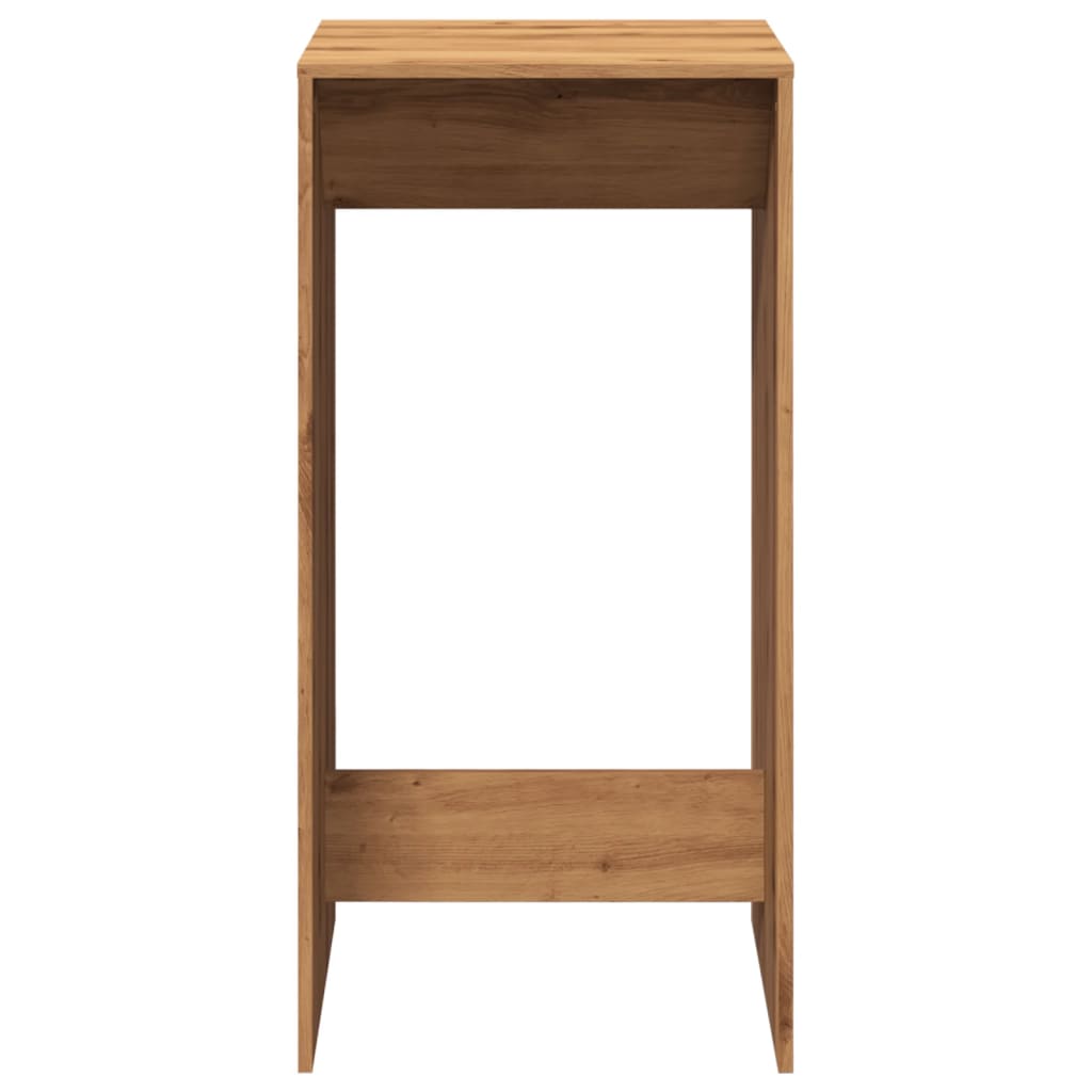 Bartisch Schwarz Eichen-Optik 102 x 50 x 103,5 cm Holzwerkstoff