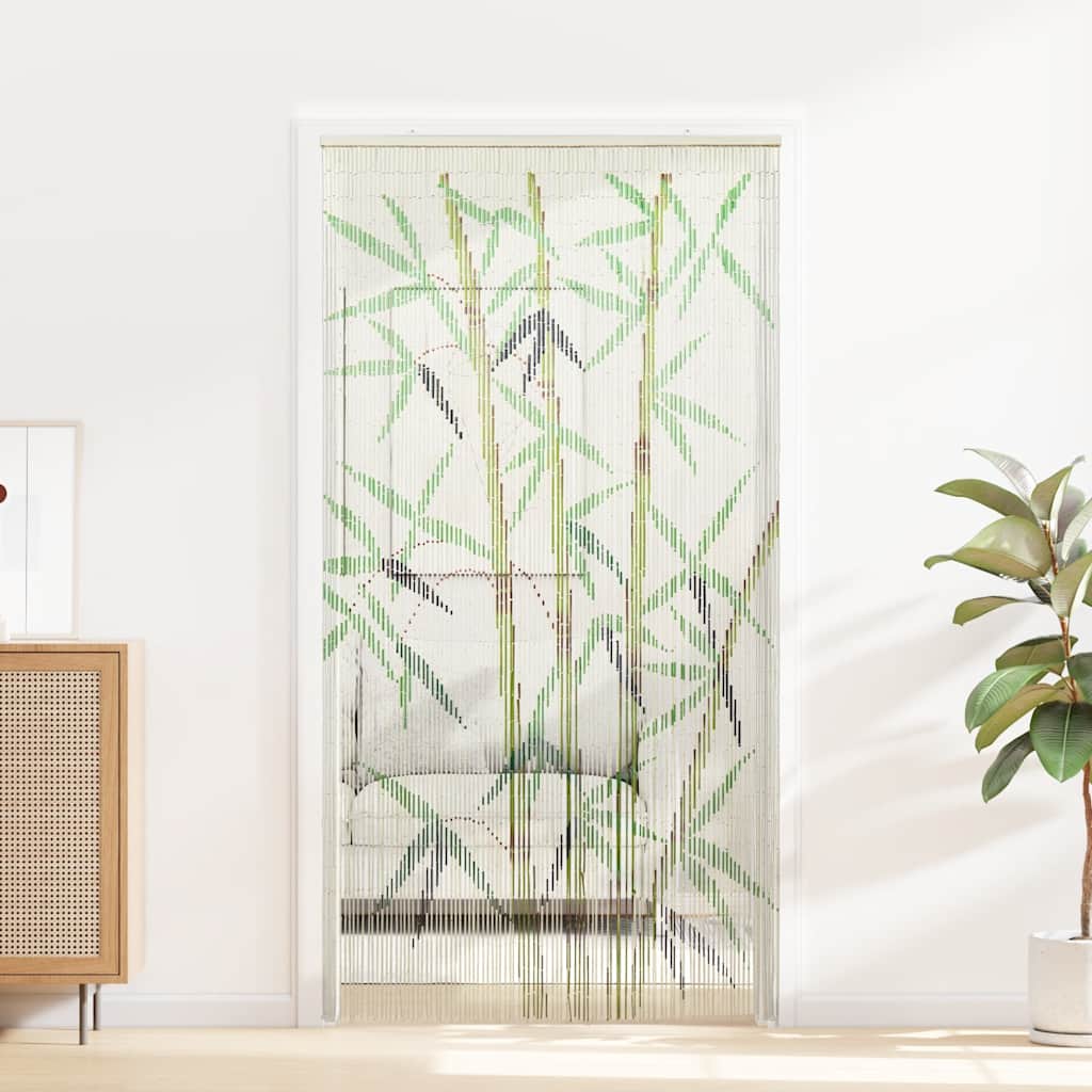 Insekten-Türvorhang Bambus Druck 90x220 cm Bambus