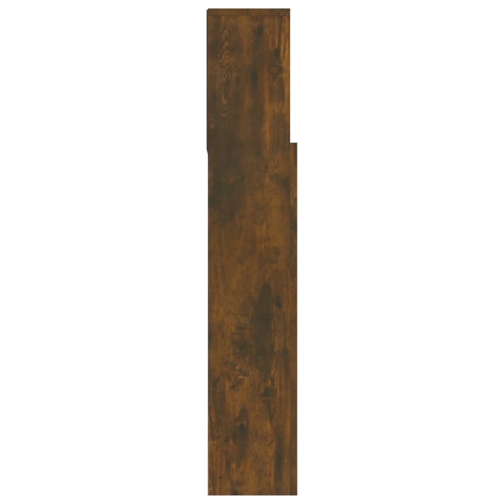 Bett-Kopfteil mit Ablagen Weiß 100x19x103,5 cm