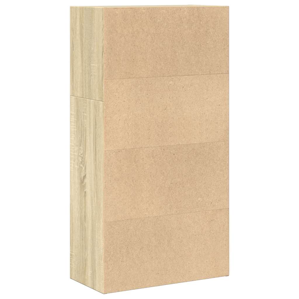 Bücherregal Weiß 80x30x189 cm Holzwerkstoff
