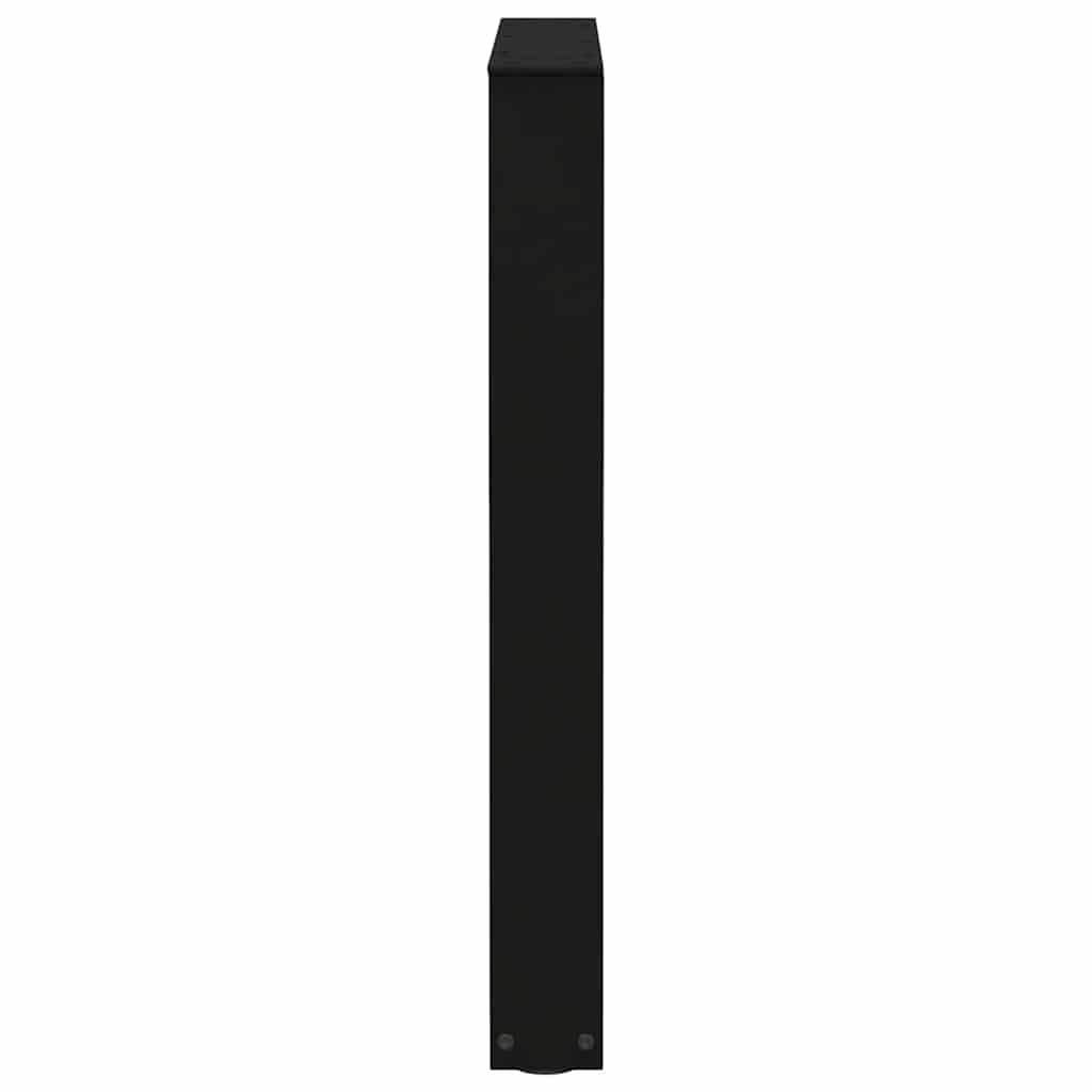 Couchtischbeine V-Form 2 Stück Schwarz 30x(30-31,3) cm Stahl