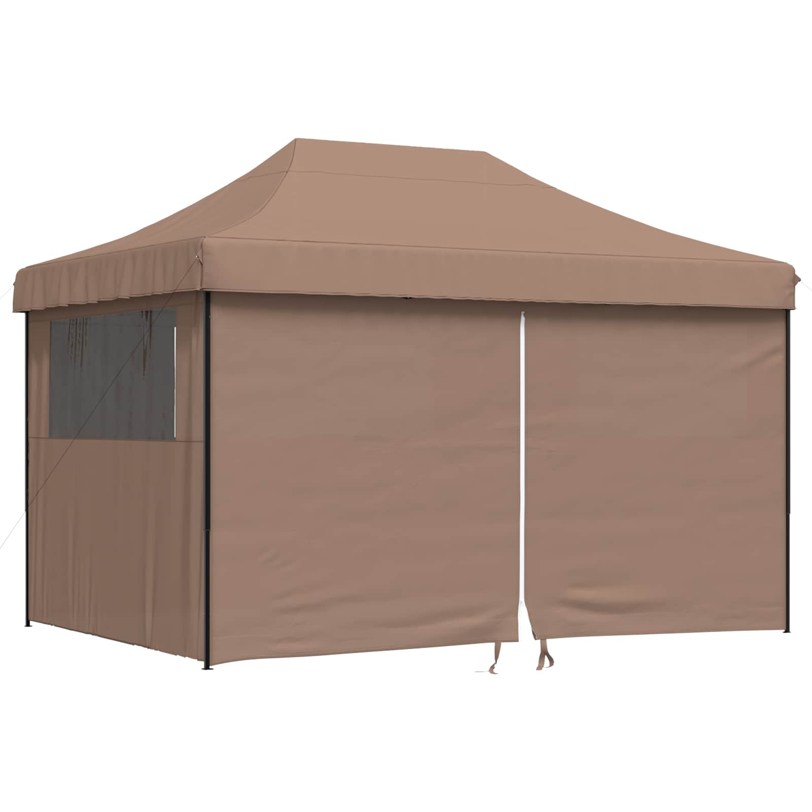 Partyzelt Faltbar Pop-Up Beige 410x279x315 cm
