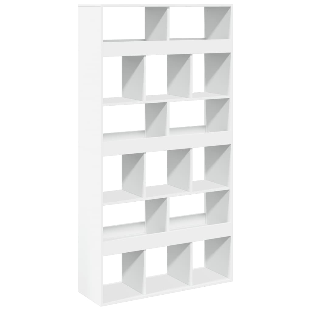 Bücherregal Weiß 100x33x125,5 cm Holzwerkstoff