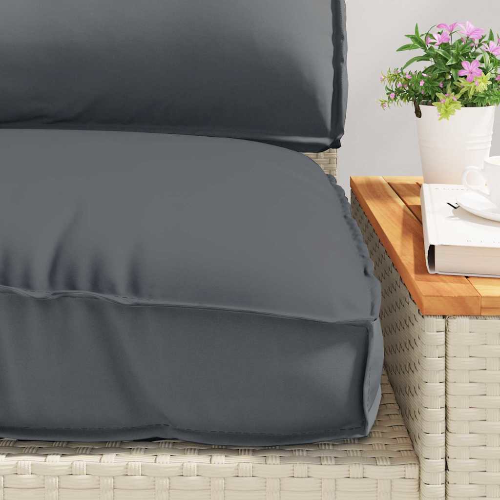 Kissenset 3 pcs Anthrazit Oxford-Stoff