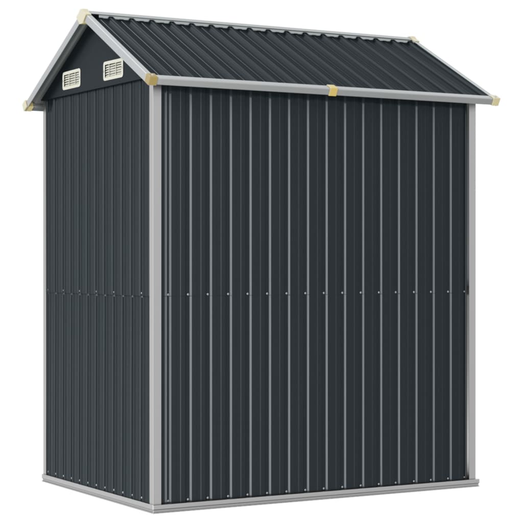 Gartenhaus Hellgrau 192x152,5x237 cm Verzinkter Stahl