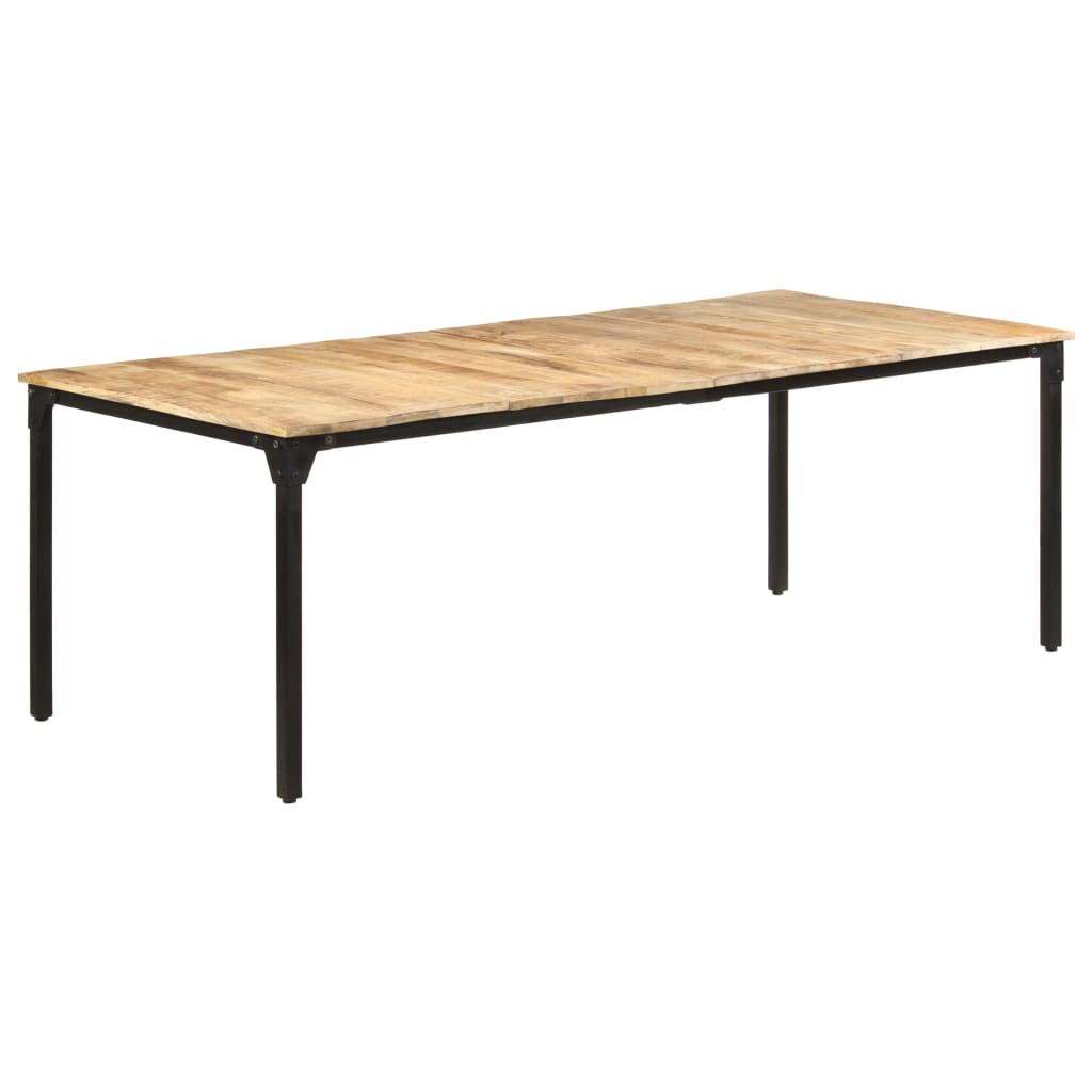 Esstisch 140x70x76 cm Raues Mangoholz