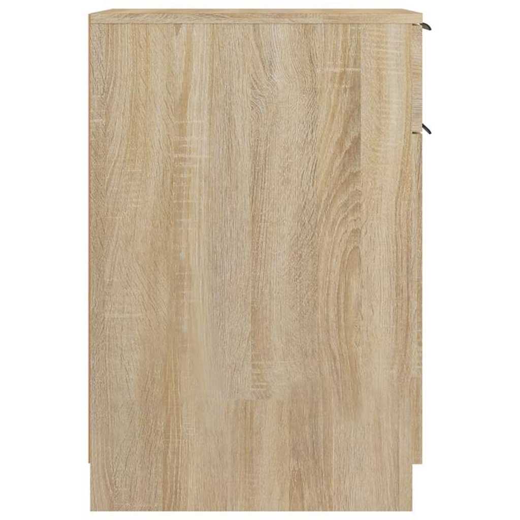 Büroschrank Weiß 33,5x50x75 cm Holzwerkstoff