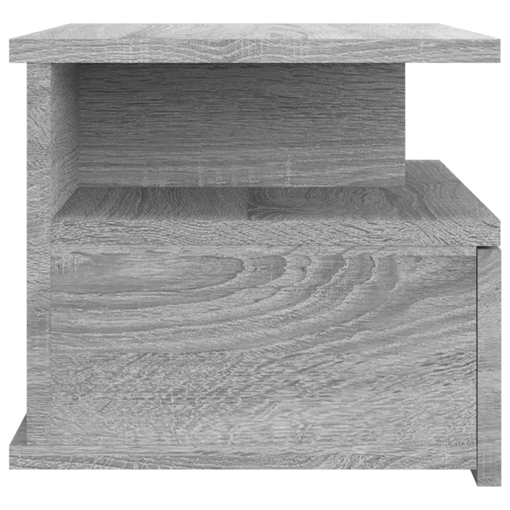 Hängender Nachttisch Weiß 40x31x27 cm Holzwerkstoff