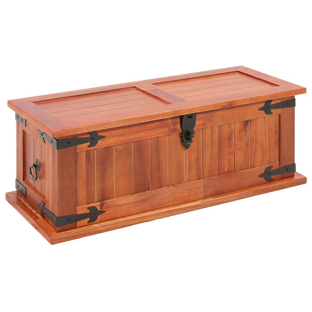 Aufbewahrungstruhe 60 x 25 x 22 cm Akazien-Massivholz