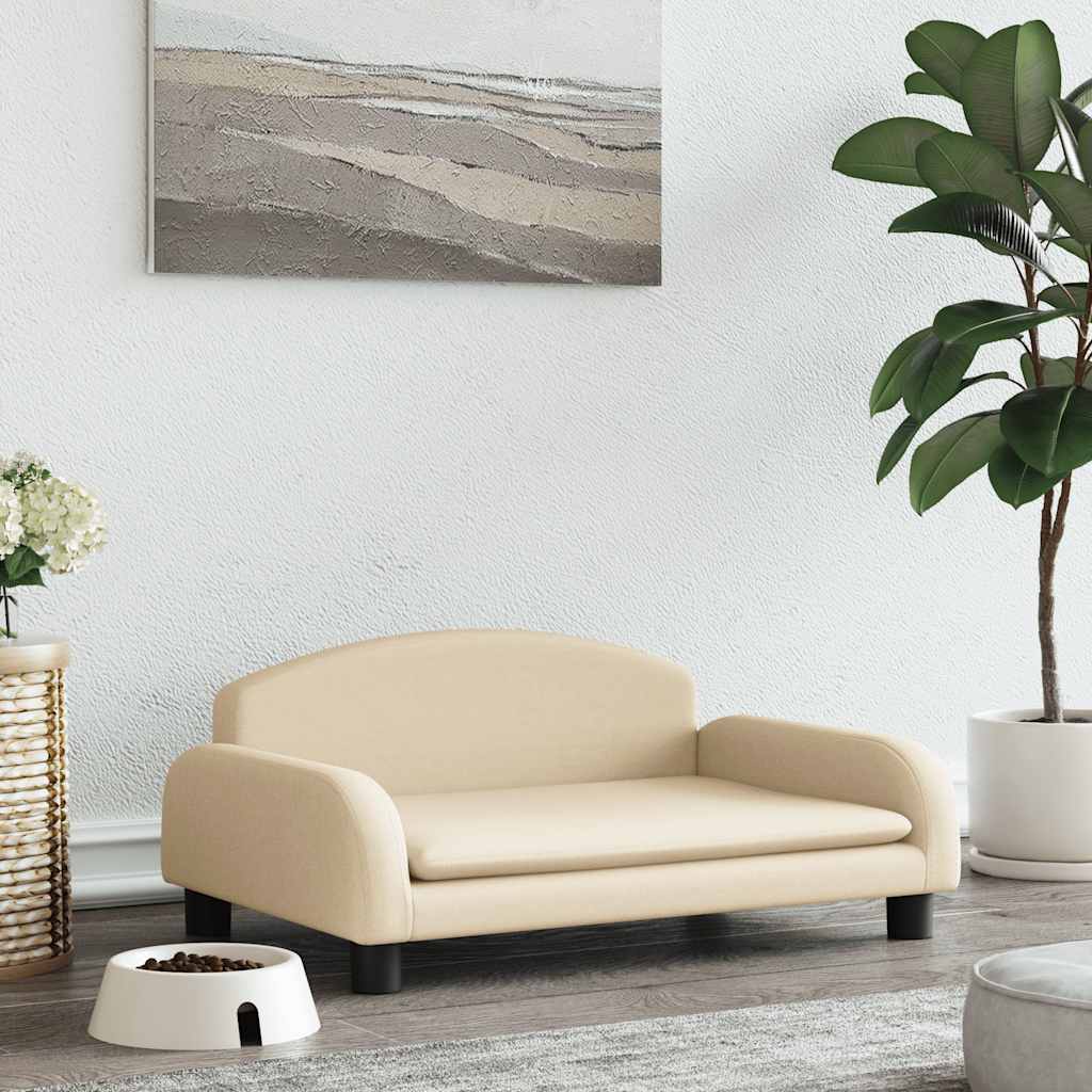 Hundebett Dunkelgrau 70x45x30 cm Stoff