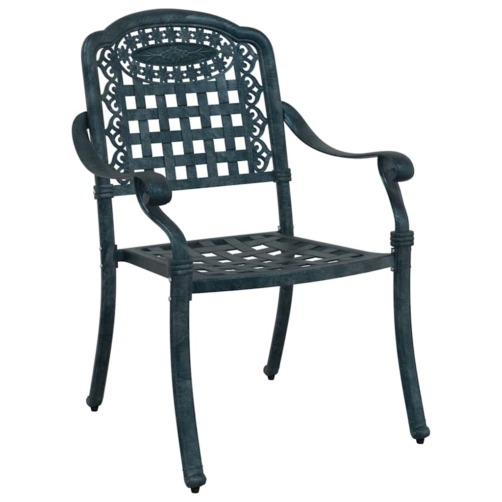 Gartenstuhl 2 pcs Bronze 55 x 56,5 x 91cm Aluminium
