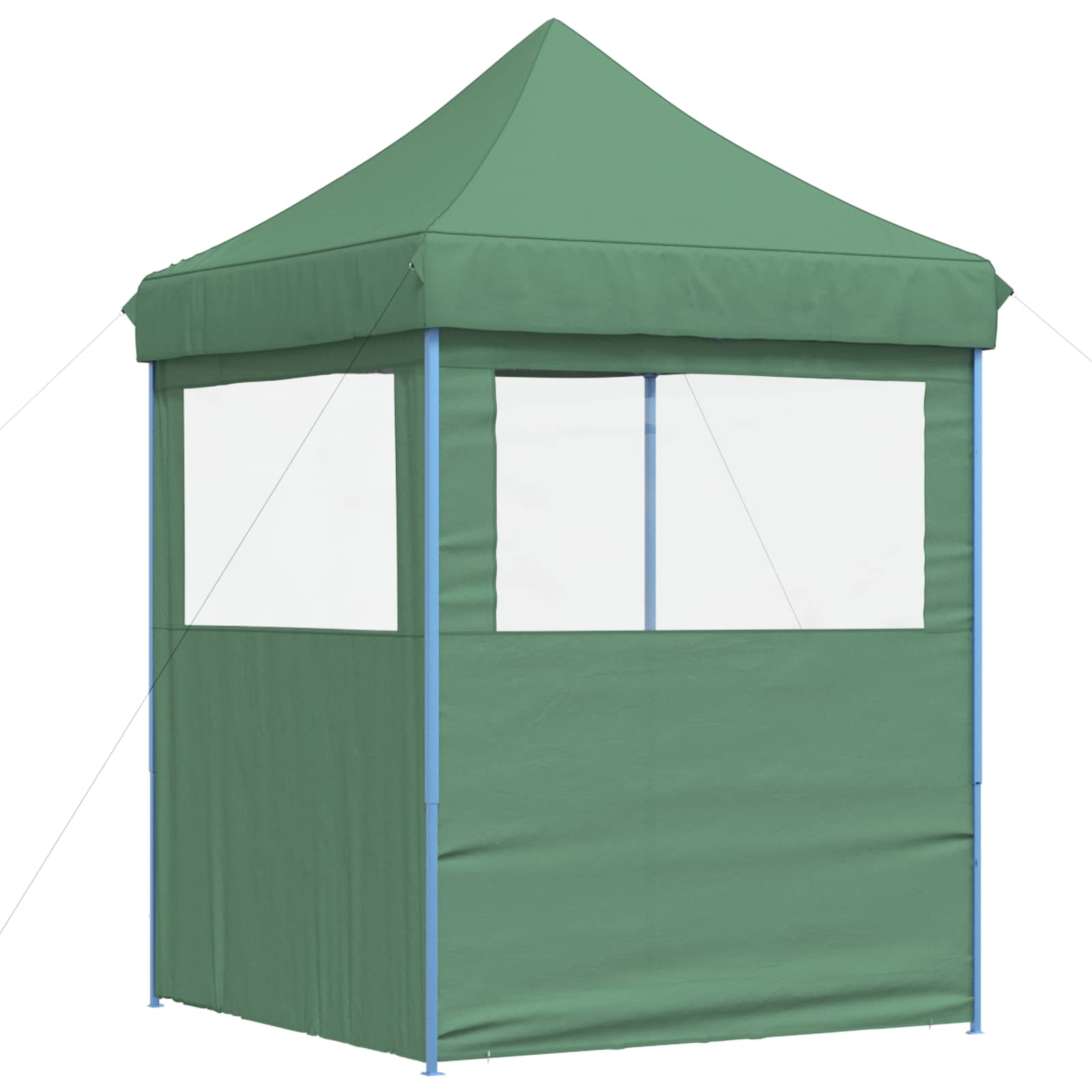 Partyzelt Faltbar Pop-Up Schwarz 200x200x306 cm