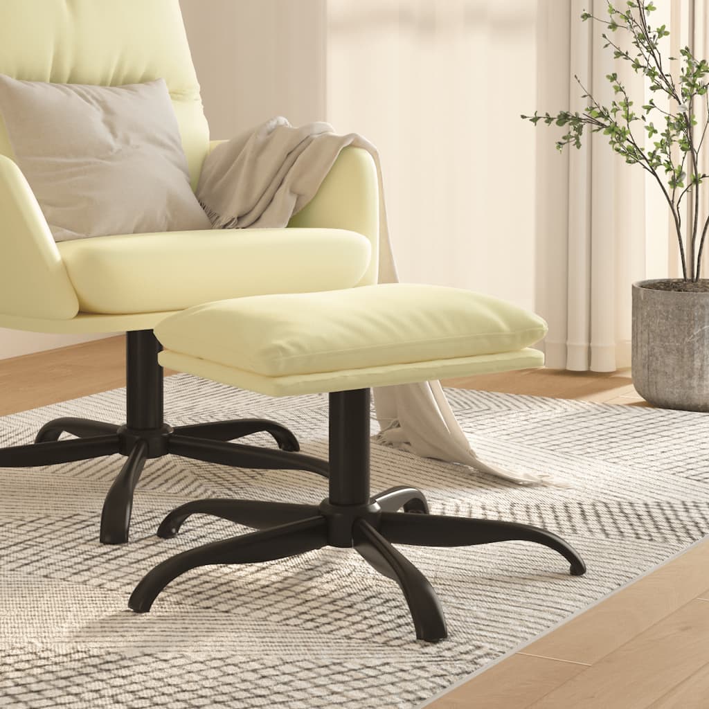 Fußhocker Cappuccino-Braun 60x60x36 cm Kunstleder