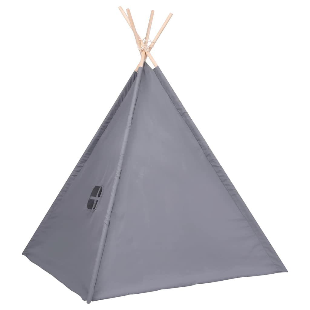 Kinder Tipi-Zelt mit Tasche Pfirsichhaut Rosa 120x120x150 cm