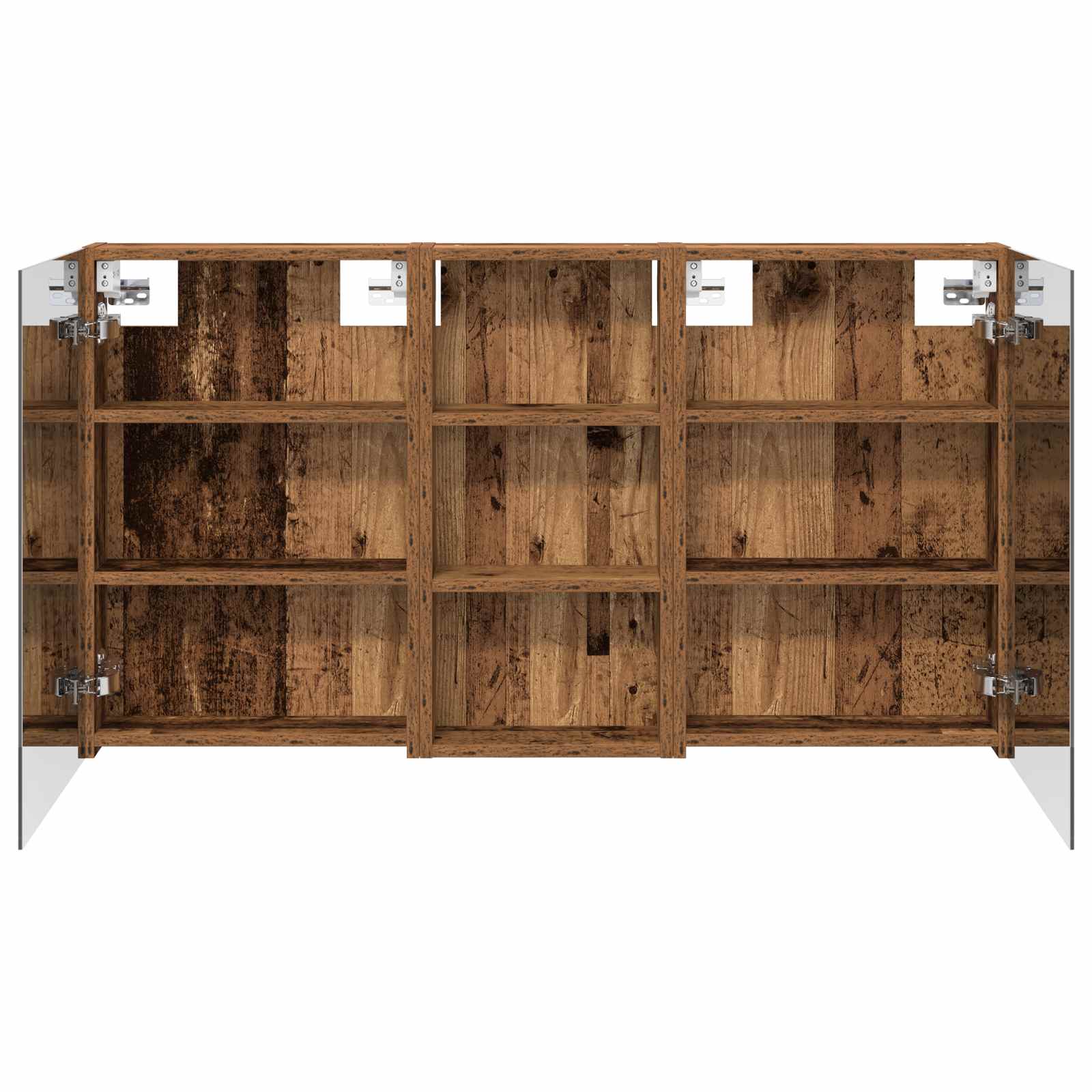 Badezimmerschrank-Set 3 pcs 80 x 10,5 x 50 cm Holzwerkstoff