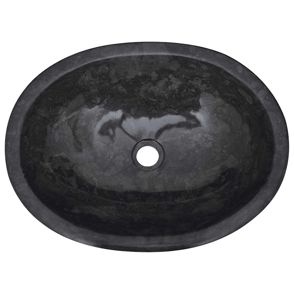 Waschbecken Creme 53x40x15 cm Marmor