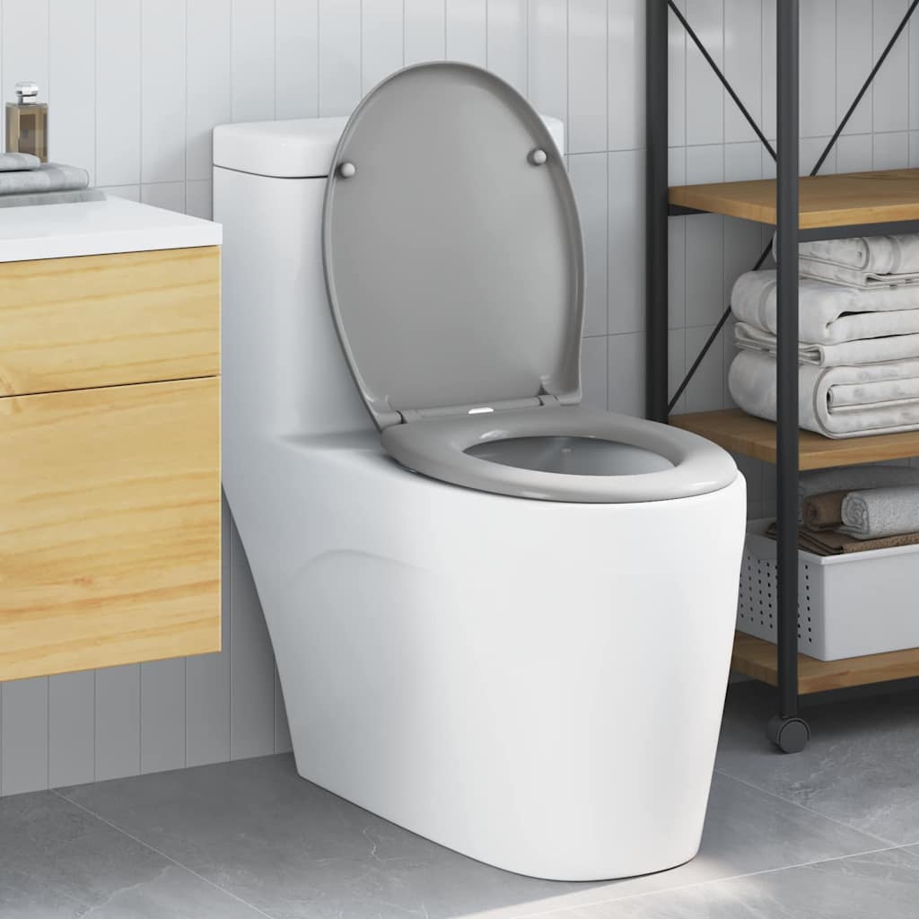 Toilettensitz Anthrazit 47 x 37 x 4 cm Duroplast