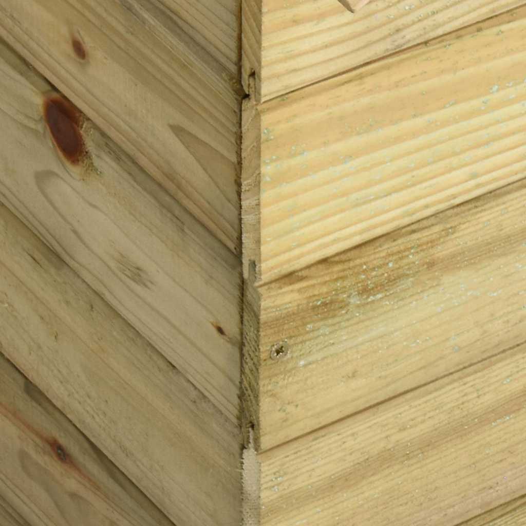 Hundehütte mit Dach Imprägniertes Kiefernholz