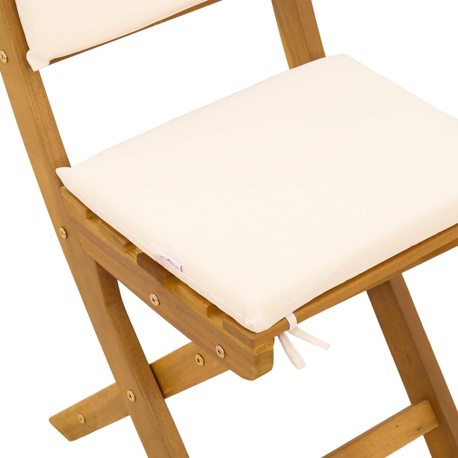 Außen Bistro-Stühle 6 pcs Natur Massivholz Akazie