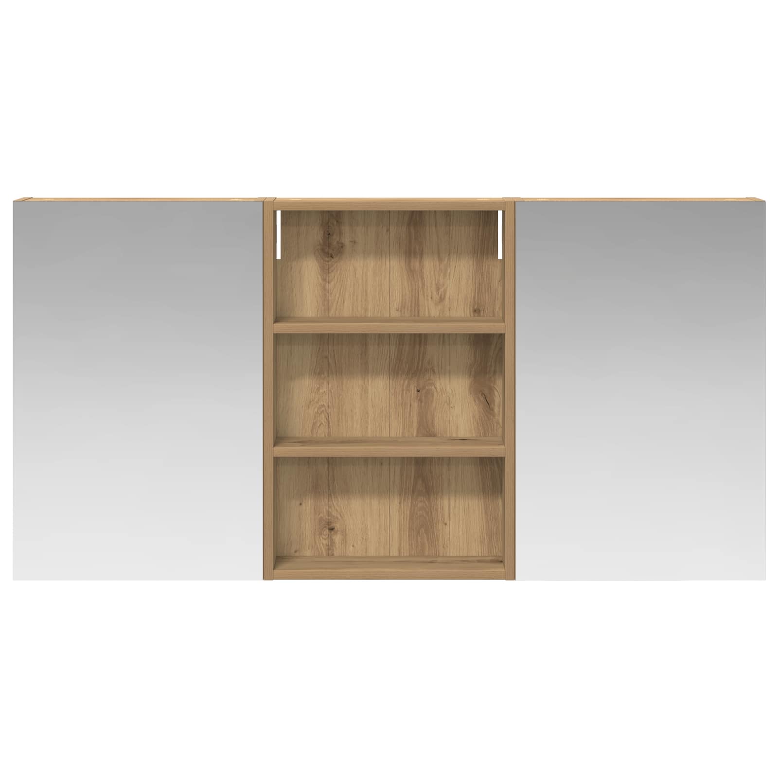 Badezimmerschrank-Set 3 pcs 80 x 10,5 x 50 cm Holzwerkstoff