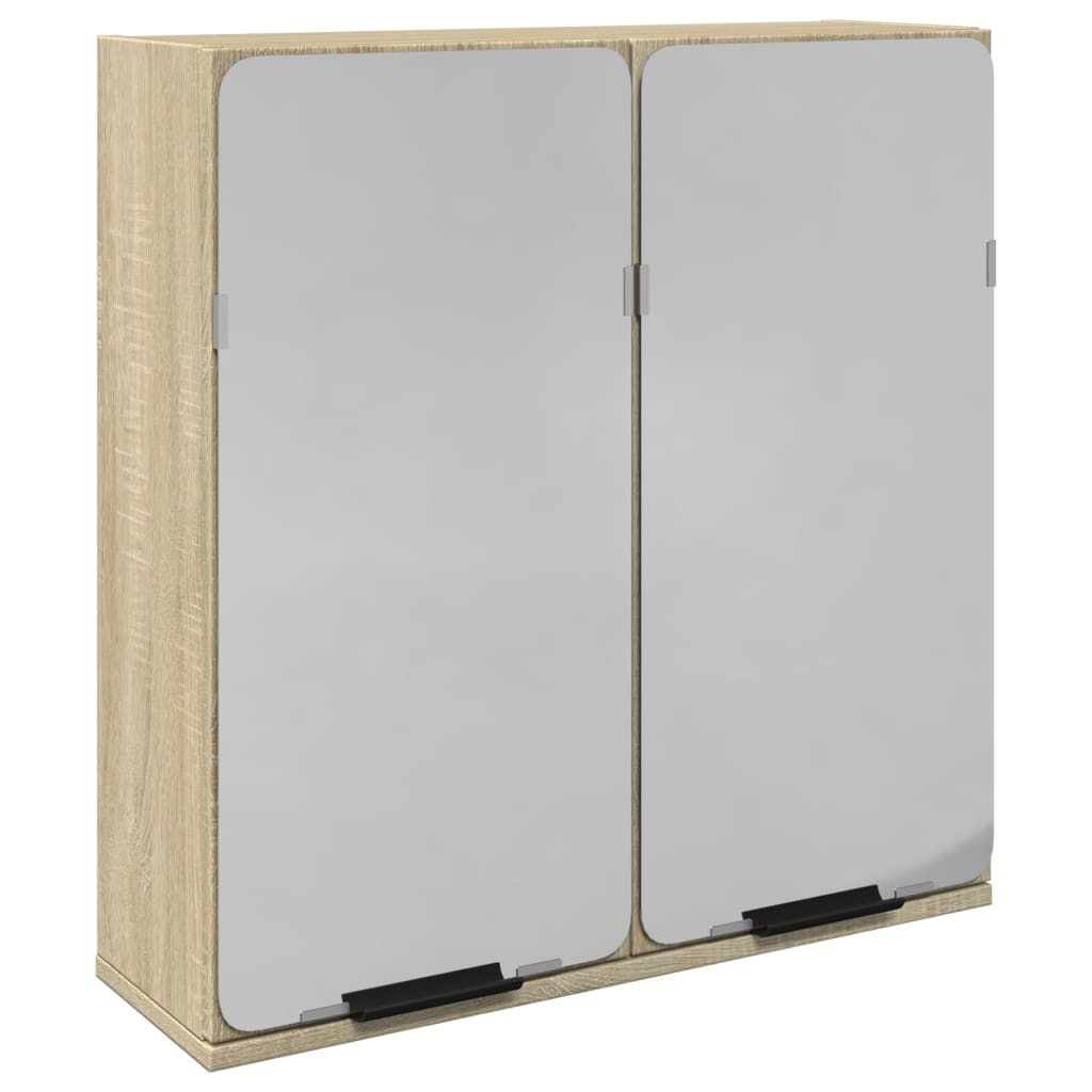 Bad-Spiegelschrank Weiß 64x20x67 cm