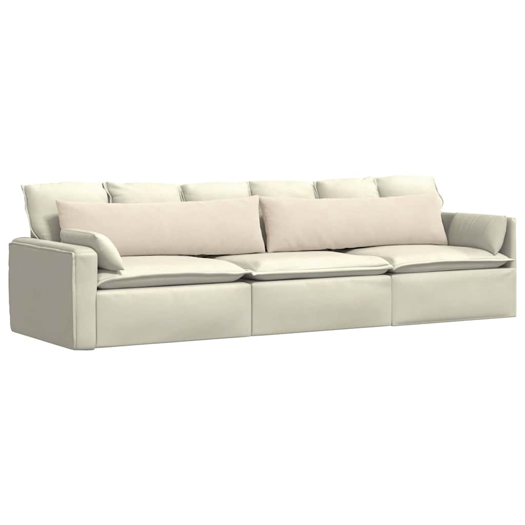 Sofakissen 2 Stück Taupe 50 x 30 cm Stoff