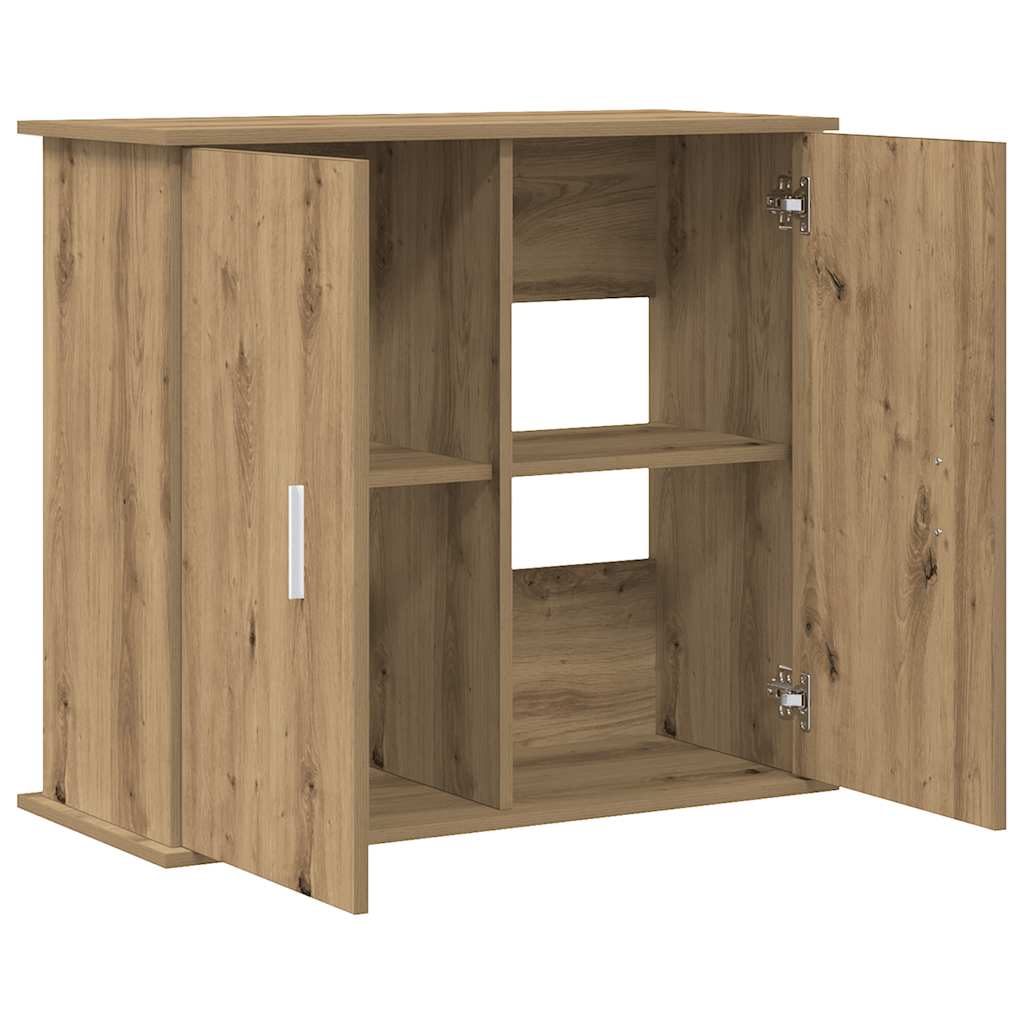 Aquariumständer Weiß 81x36x73 cm Holzwerkstoff