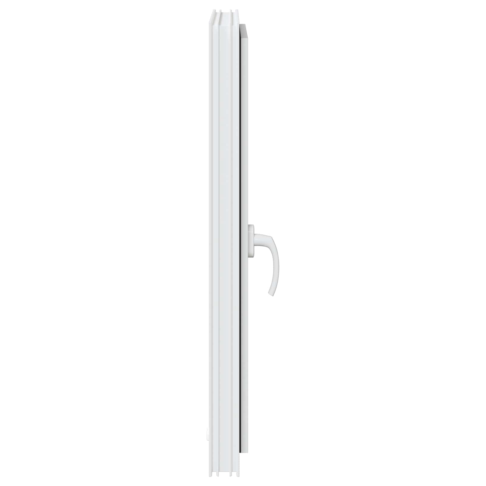 Kellerfenster RISOR 50 x 50 cm PVC und Glas Weiß