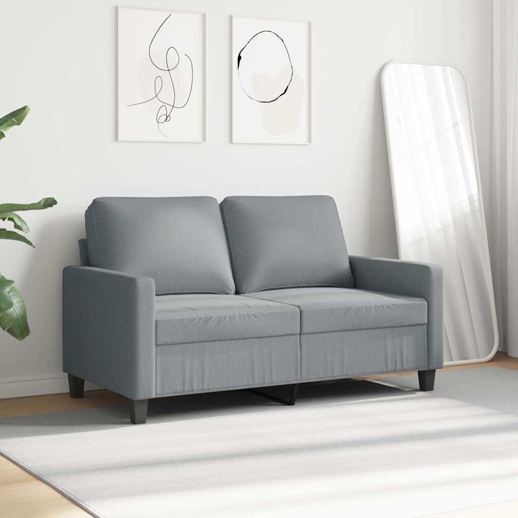 3-Sitzer-Sofa Hellgrau 180 cm Stoff