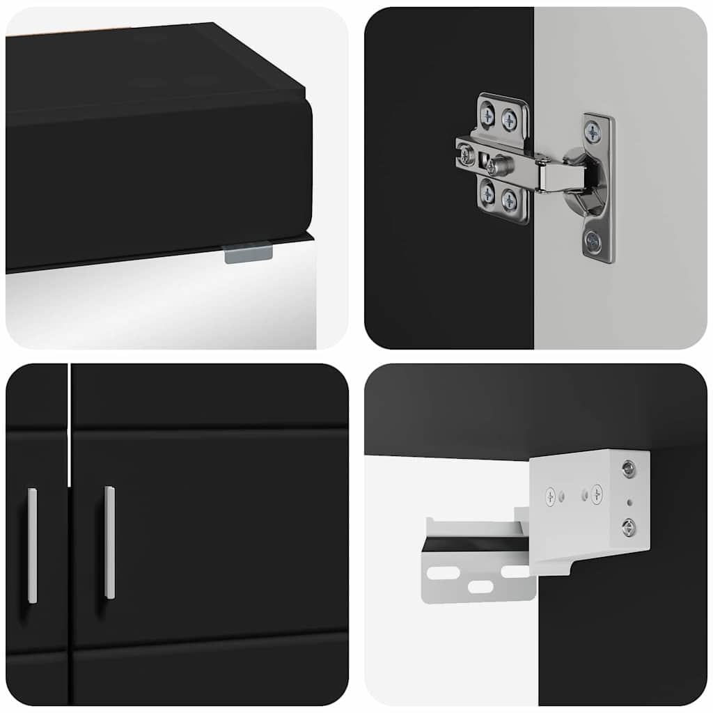 Badezimmermöbel-Set TULUM 2 pcs Weiß 60 x 34 x 63 cm