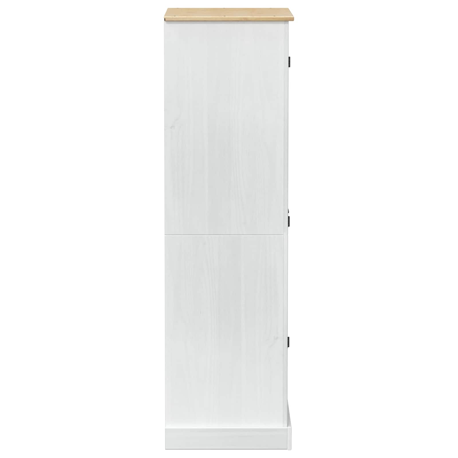 Kleiderschrank Corona 76x50x170 cm Massivholz Kiefer