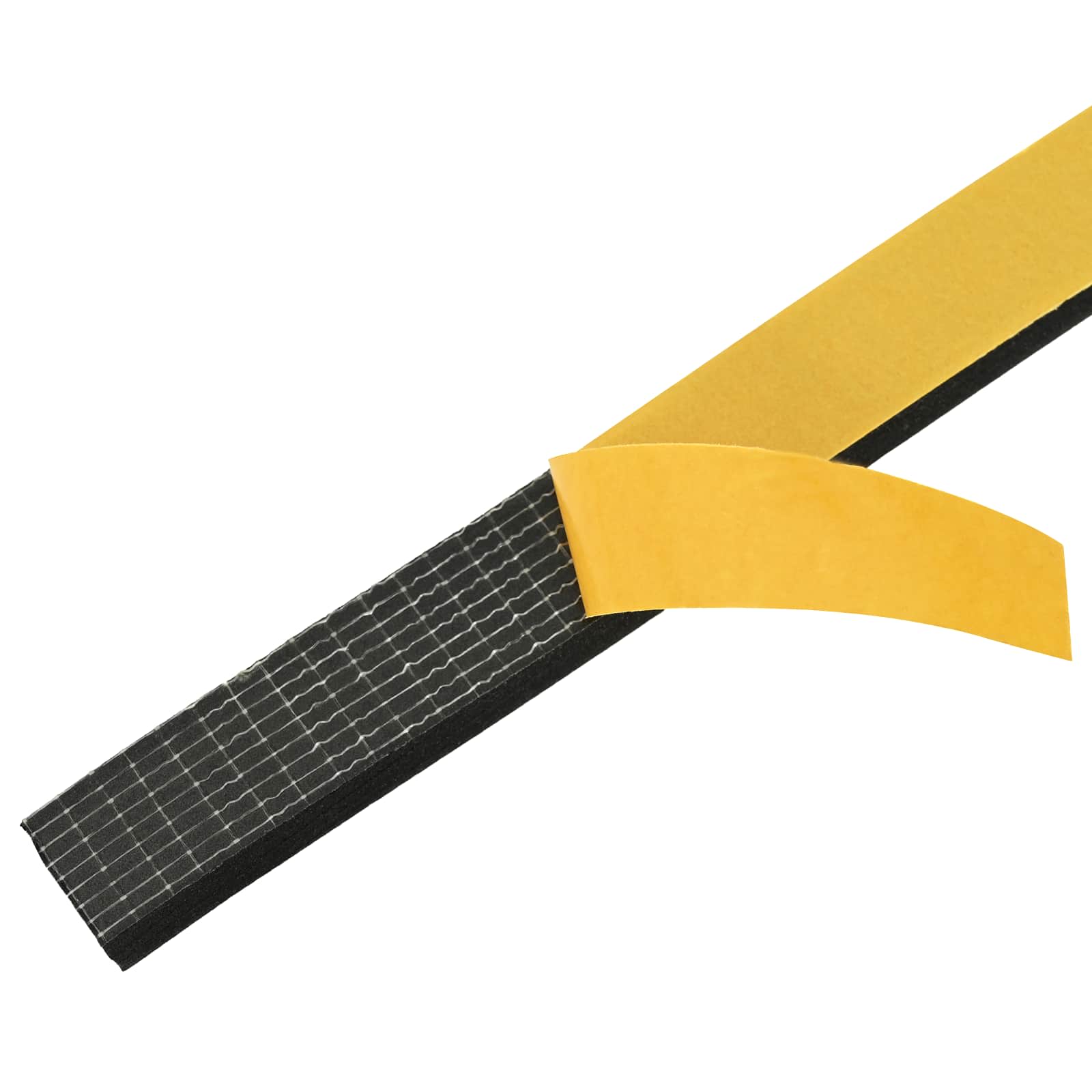 Selbstklebendes Schaumstoffband Schwarz 10mm x 10m CR-Schaum