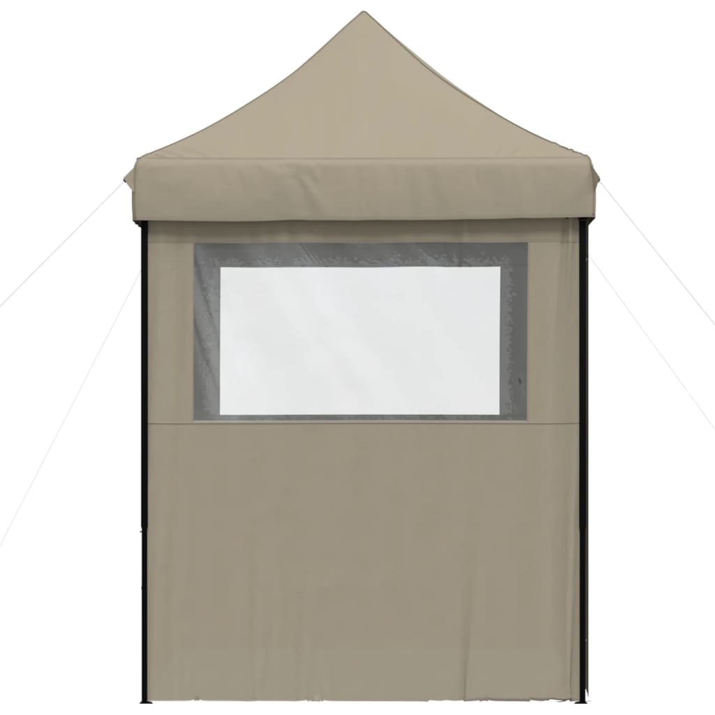 Partyzelt Faltbar Pop-Up Schwarz 200x200x306 cm