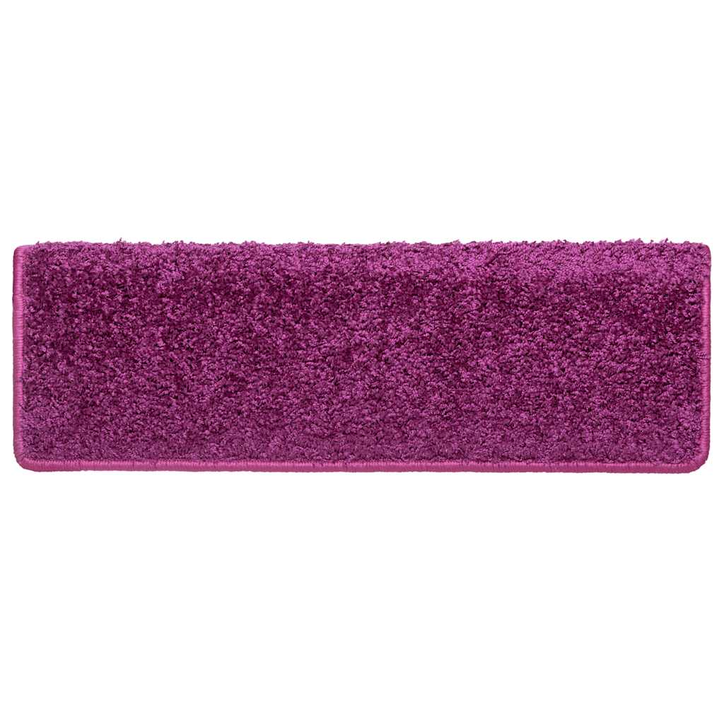 Stufenmatten 15 Stk. 65x21x4 cm Grau Rechteckiger Rand