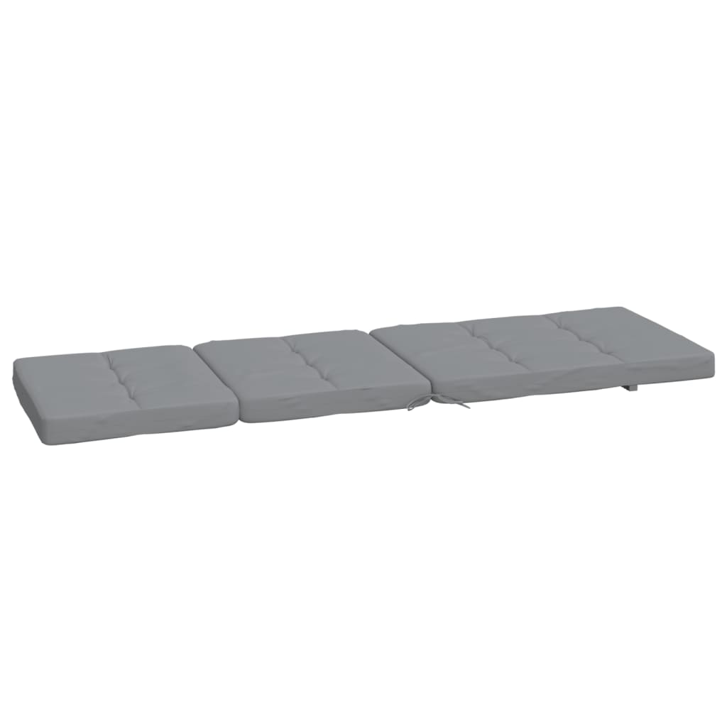 Liegestuhl-Auflagen 2 Stk. Creme Oxford-Gewebe