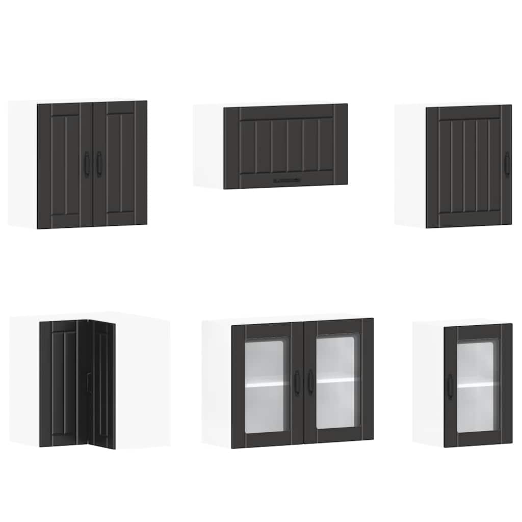 11-tlg. Küchenschrank-Set Lucca Weiß Holzwerkstoff