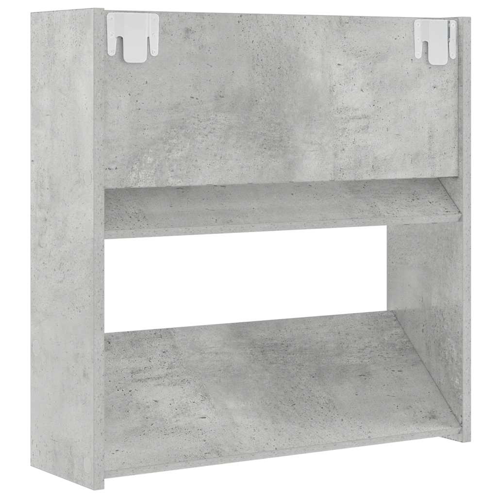 Wand-Schuhschränke 4 Stk. Weiß 60x18x60 cm Holzwerkstoff