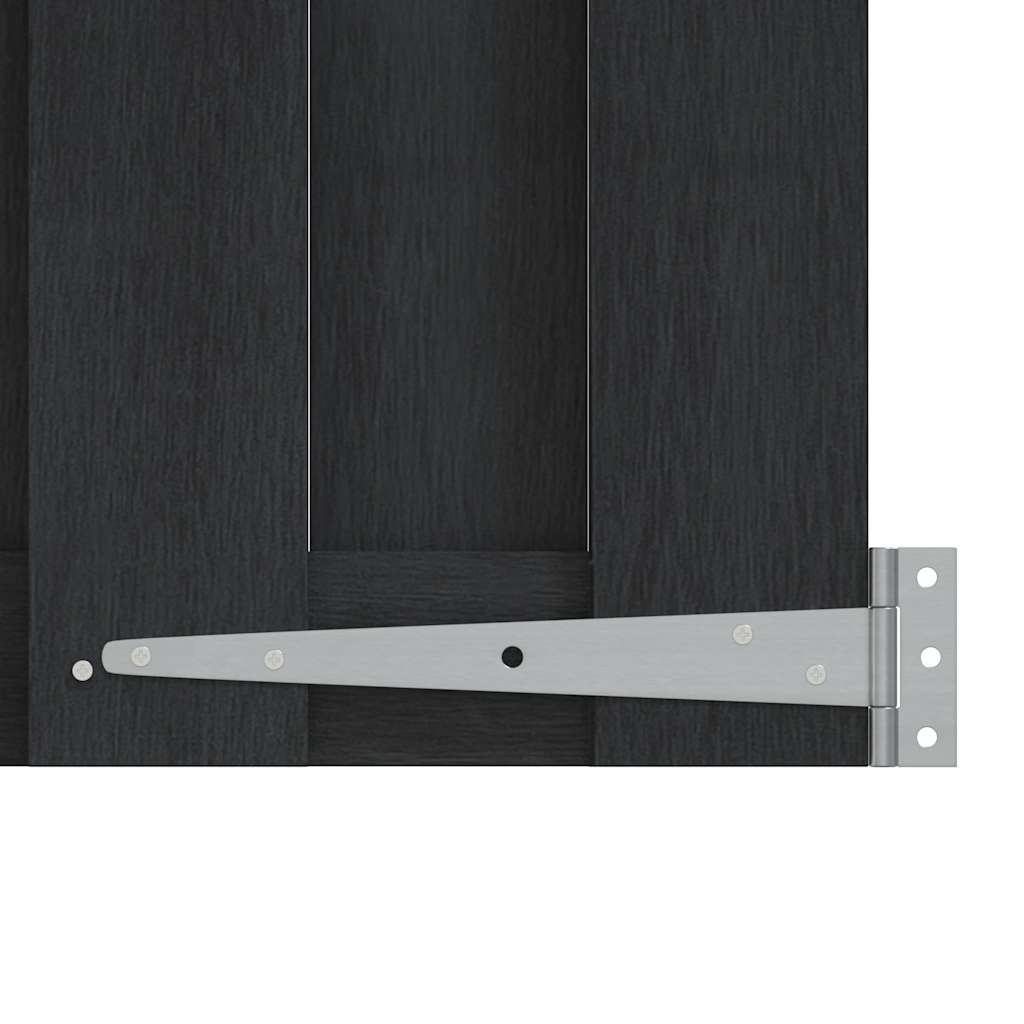Gartentor WPC 100x112 cm Grau