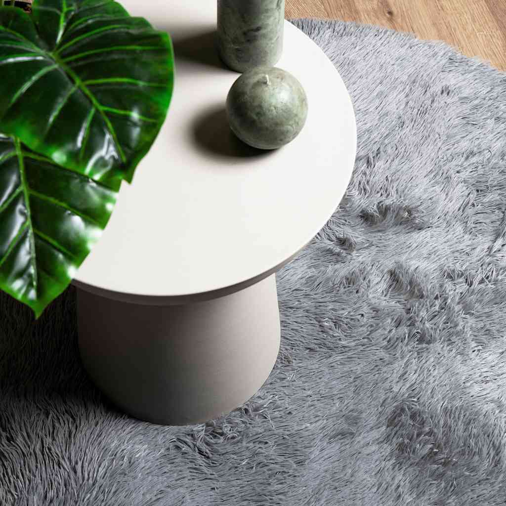 Teppich Shaggy Hochflor NAVARRA Beige 60x100 cm Polyester