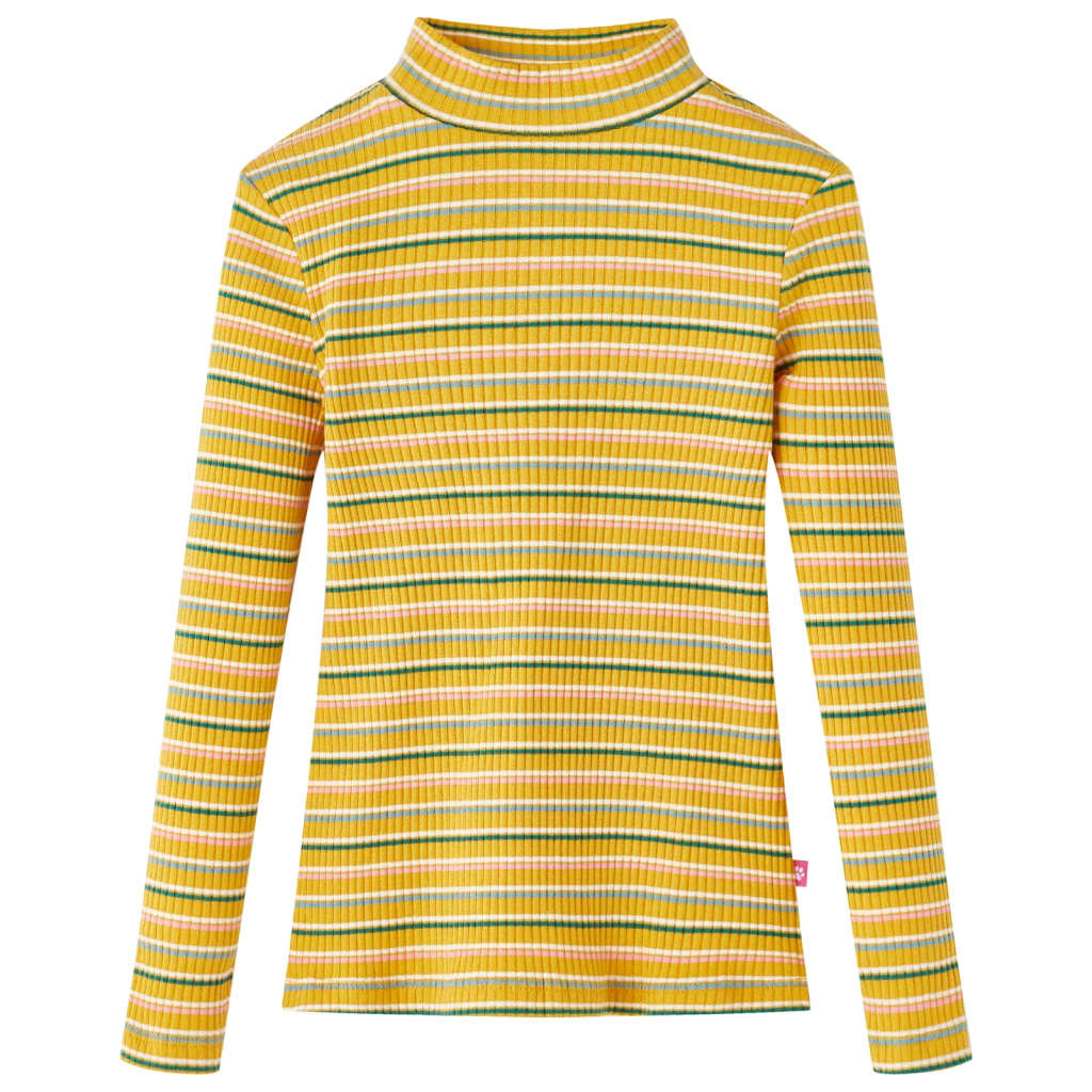Kinder-Langarmshirt Halbrollkragen Ecru 104