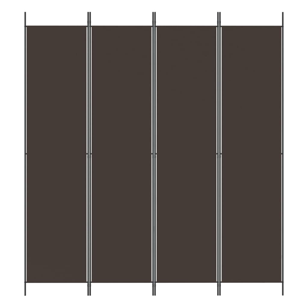 3-teiliger Raumteiler Beige 150 x 220 cm Stoff