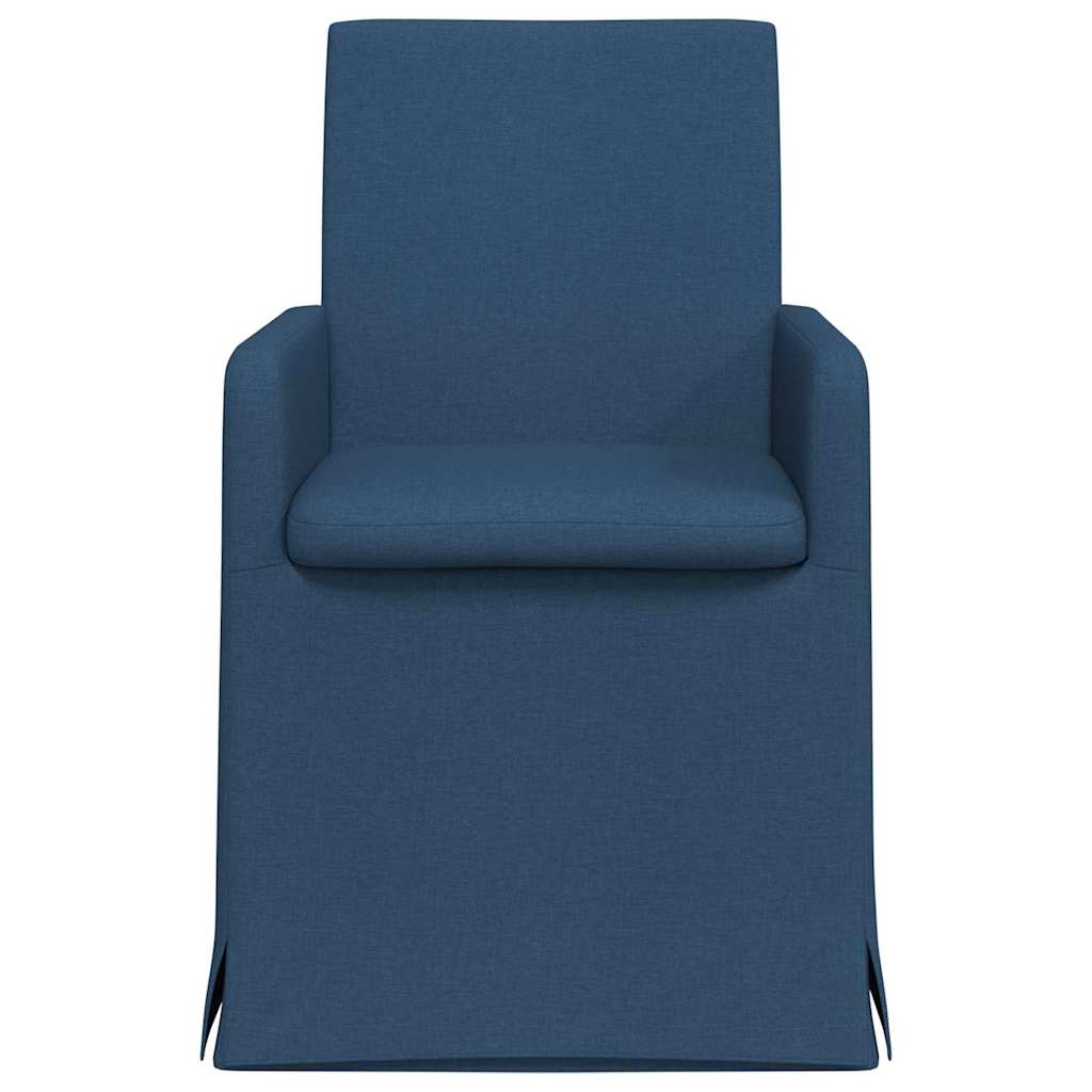 Esszimmerstühle 2 pcs Hellgrau 57 x 67 x 95 cm Stoff