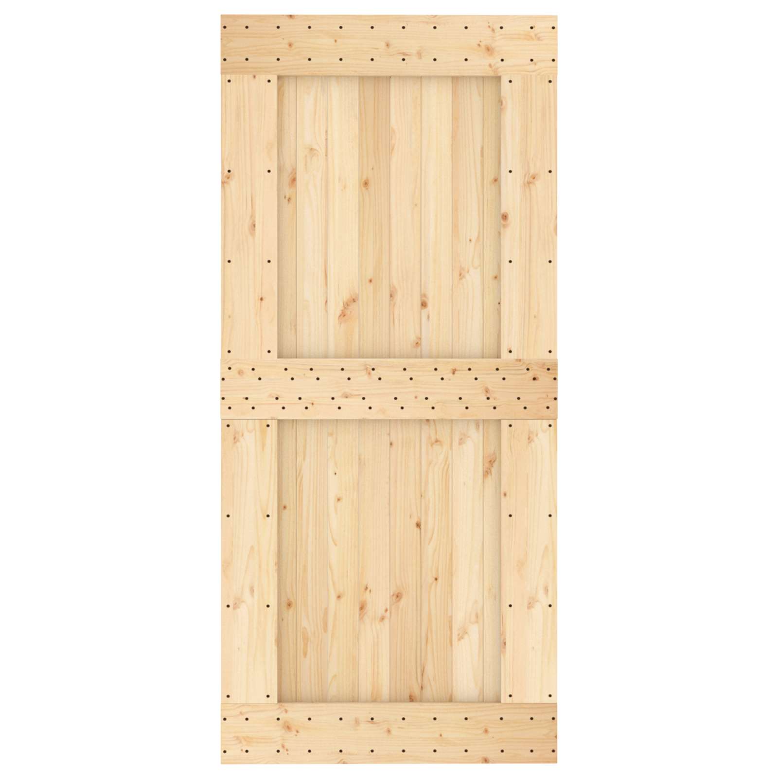 Tür NARVIK Natur 80 x 210 cm Massivkiefer