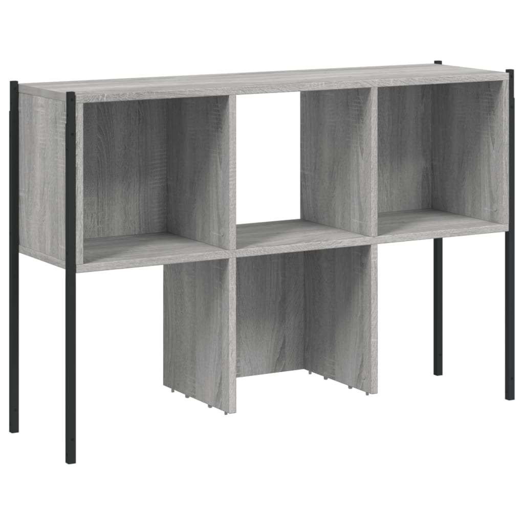 Bücherregal Räuchereiche 102x28x172 cm Holzwerkstoff