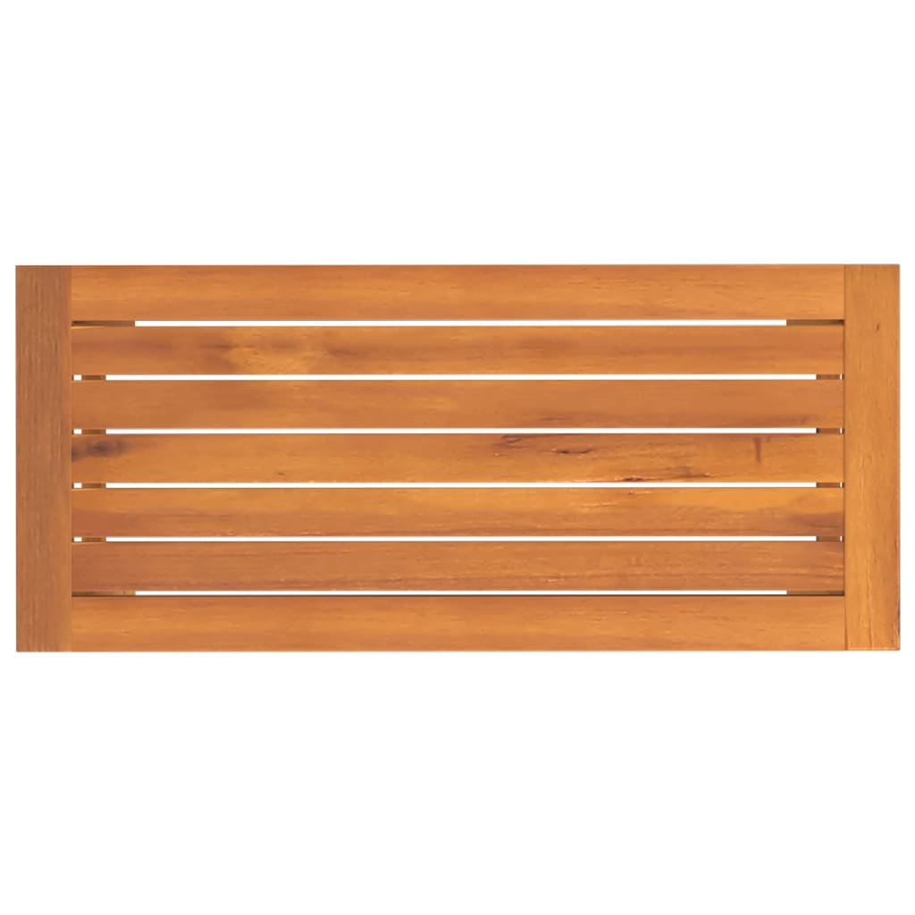 Gartenbank 110x35x45 cm Massivholz Akazie