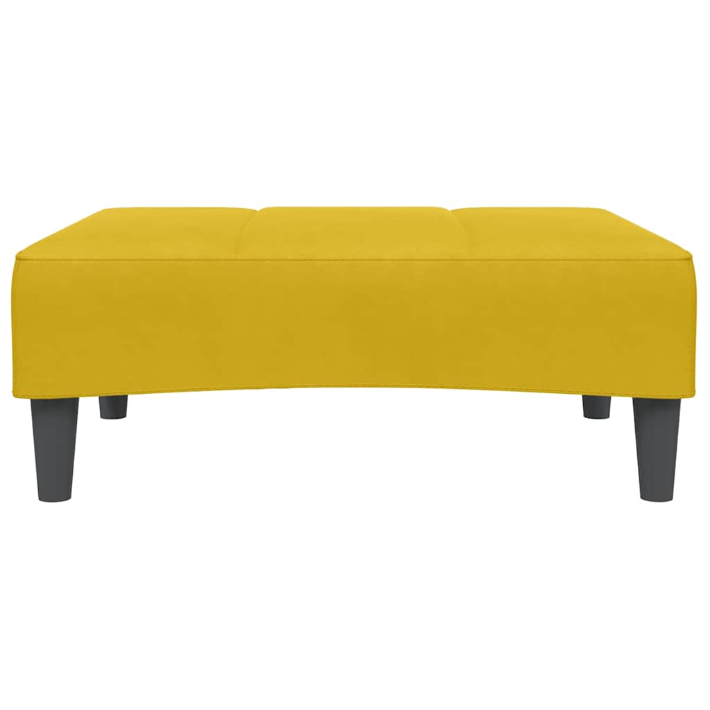 Fußhocker Blau 77x55x31 cm Samt